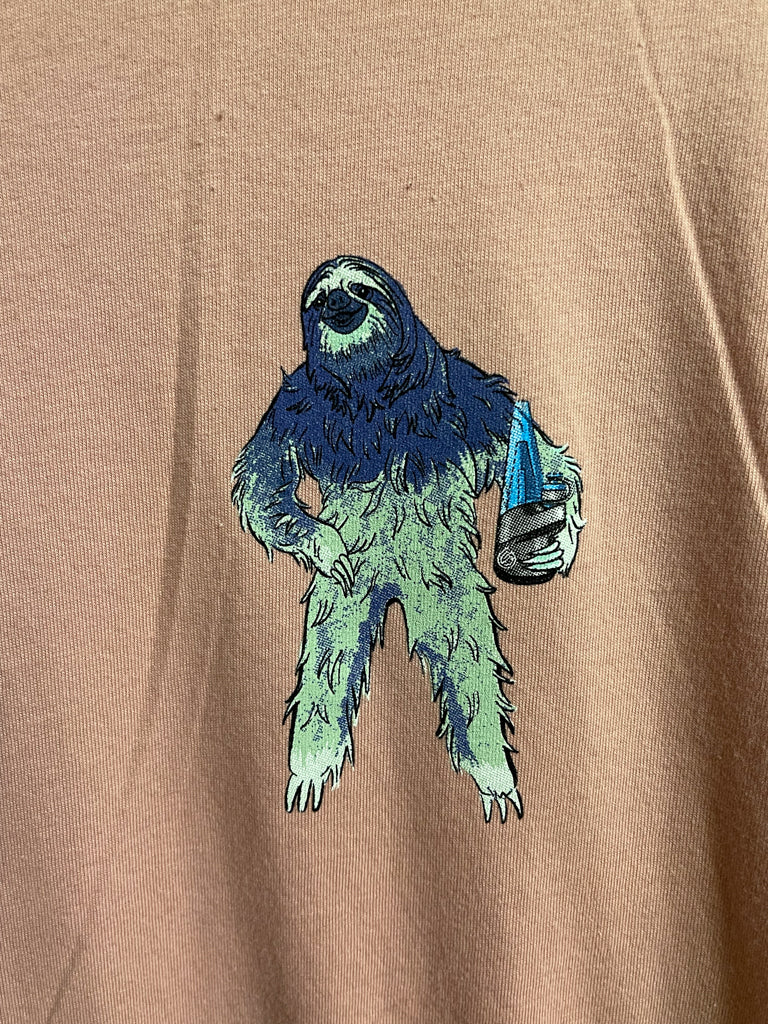 Grow Sciences High Flying Sloth T-Shirt (Sloth Logo Front)